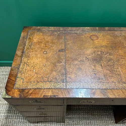 COUNTRY HOUSE ANTIQUE CAMPAIGN DESK - ADDITIONAL PHOTO 3