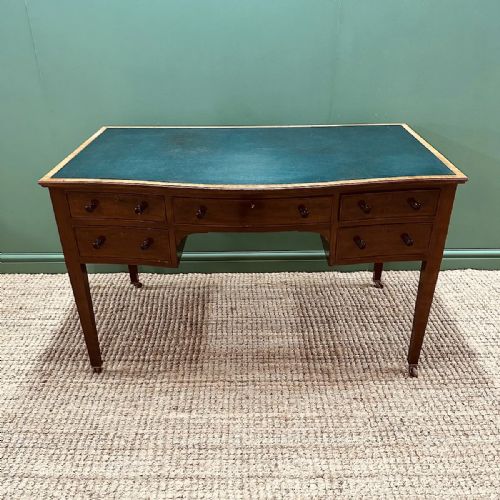 QUALITY MAHOGANY VICTORIAN ANTIQUE WRITING DESK - ADDITIONAL PHOTO 2