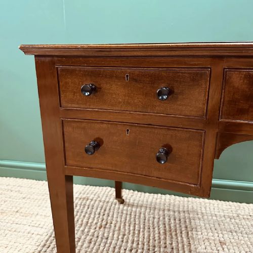 QUALITY MAHOGANY VICTORIAN ANTIQUE WRITING DESK - ADDITIONAL PHOTO 5