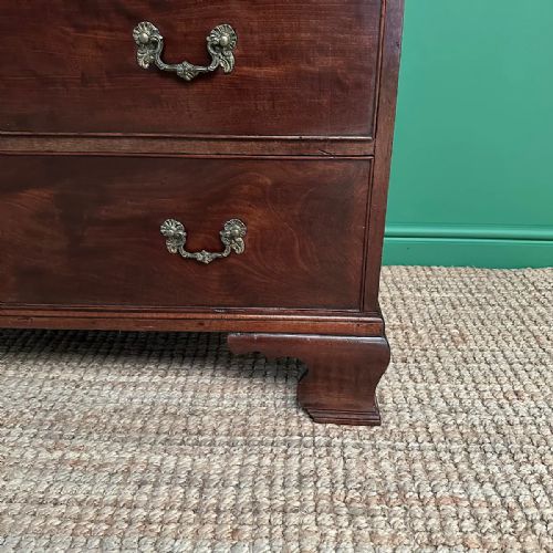SUPERB QUALITY LARGE GEORGIAN MAHOGANY ANTIQUE CHEST - ADDITIONAL PHOTO 9