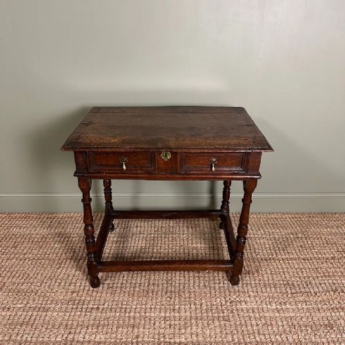stunning 18th century georgian oak antique low boy - CATEGORY: ANTIQUE TABLES - DATED GEORGIAN