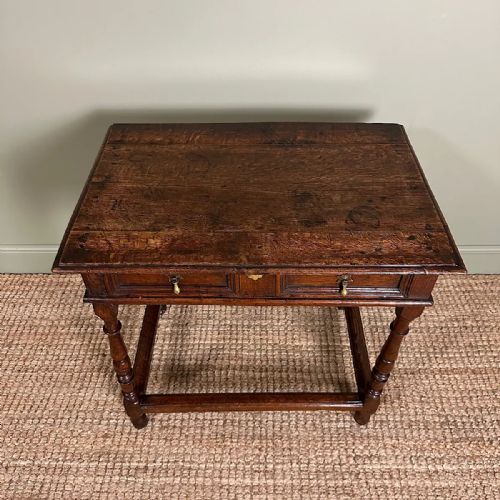 STUNNING 18TH CENTURY GEORGIAN OAK ANTIQUE LOW BOY - ADDITIONAL PHOTO 3