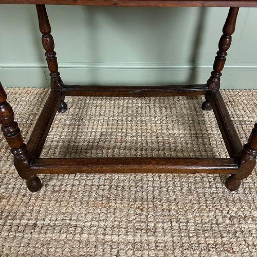 STUNNING 18TH CENTURY GEORGIAN OAK ANTIQUE LOW BOY - ADDITIONAL PHOTO 6