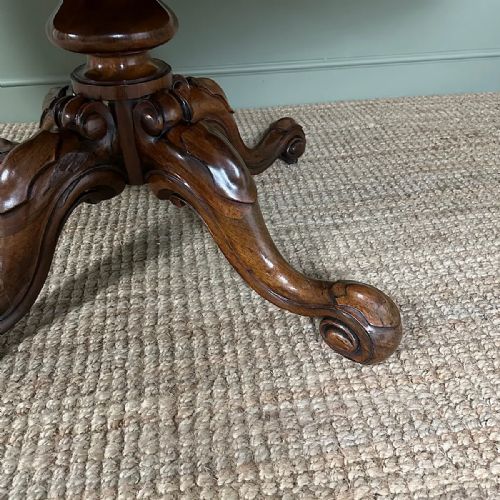 STUNNING ANTIQUE VICTORIAN ROSEWOOD DINING TABLE - ADDITIONAL PHOTO 6