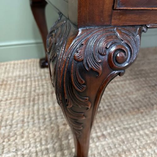 SPECTACULAR LARGE EDWARDIAN MAHOGANY ANTIQUE PARTNERS DESK - ADDITIONAL PHOTO 7