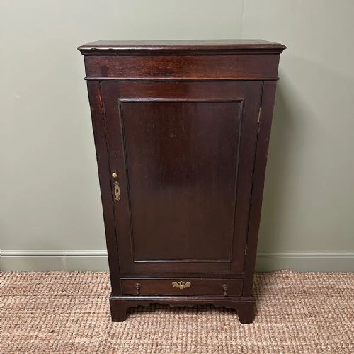 PERIOD OAK ANTIQUE GEORGIAN CUPBOARD - ADDITIONAL PHOTO 1