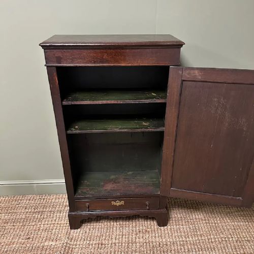 PERIOD OAK ANTIQUE GEORGIAN CUPBOARD - ADDITIONAL PHOTO 3