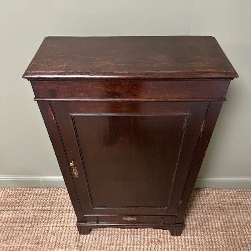 PERIOD OAK ANTIQUE GEORGIAN CUPBOARD - ADDITIONAL PHOTO 4
