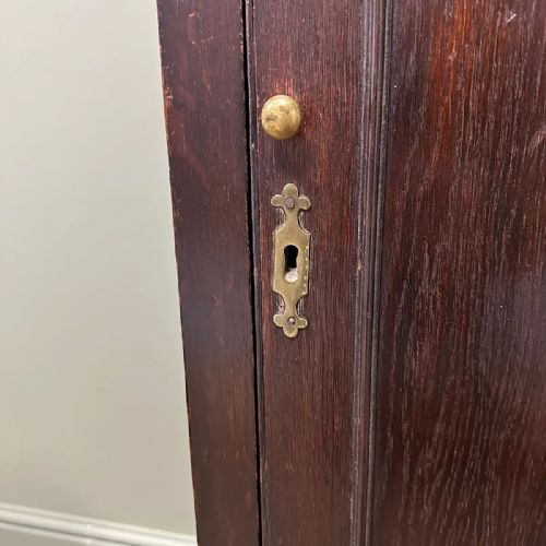 PERIOD OAK ANTIQUE GEORGIAN CUPBOARD - ADDITIONAL PHOTO 6