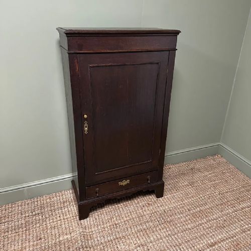 PERIOD OAK ANTIQUE GEORGIAN CUPBOARD - ADDITIONAL PHOTO 8