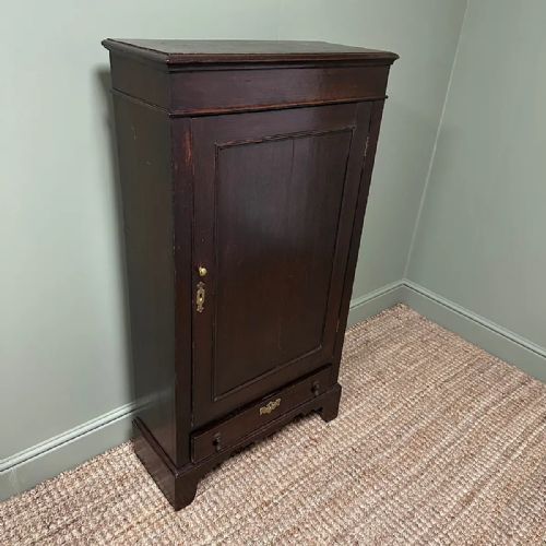 PERIOD OAK ANTIQUE GEORGIAN CUPBOARD - ADDITIONAL PHOTO 9