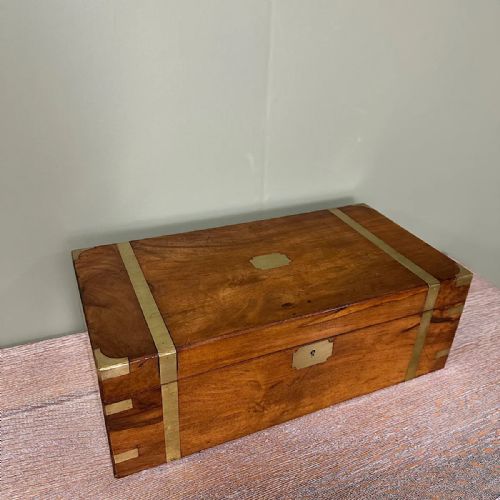 STUNNING WALNUT ANTIQUE VICTORIAN WRITING SLOPE - ADDITIONAL PHOTO 8