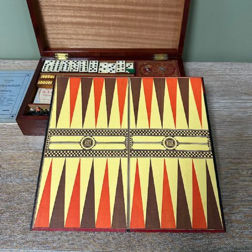 ANTIQUE GAMES COMPENDIUM BOX BY F H AYRES - ADDITIONAL PHOTO 5