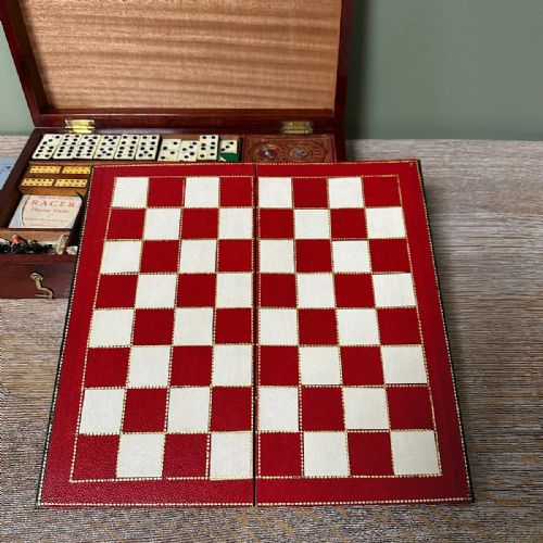 ANTIQUE GAMES COMPENDIUM BOX BY F H AYRES - ADDITIONAL PHOTO 6