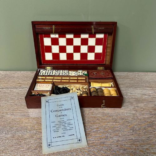 ANTIQUE GAMES COMPENDIUM BOX BY F H AYRES - ADDITIONAL PHOTO 7