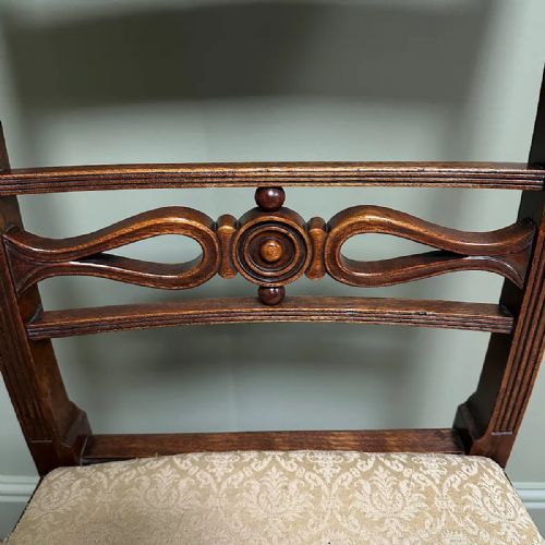 SET OF 6 ANTIQUE GEORGIAN MAHOGANY DINING CHAIRS - ADDITIONAL PHOTO 2
