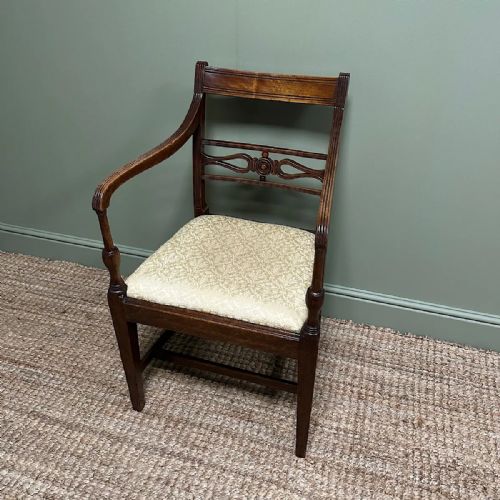 SET OF 6 ANTIQUE GEORGIAN MAHOGANY DINING CHAIRS - ADDITIONAL PHOTO 9