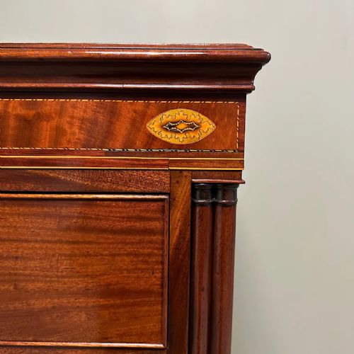 SPECTACULAR ANTIQUE GEORGIAN MAHOGANY CHEST OF DRAWERS - ADDITIONAL PHOTO 5