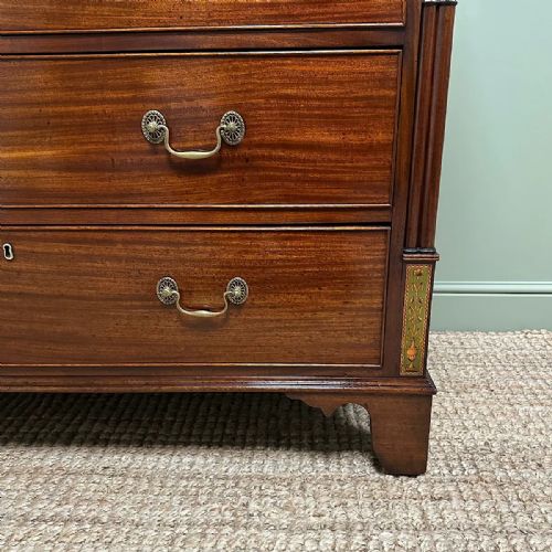 SPECTACULAR ANTIQUE GEORGIAN MAHOGANY CHEST OF DRAWERS - ADDITIONAL PHOTO 7