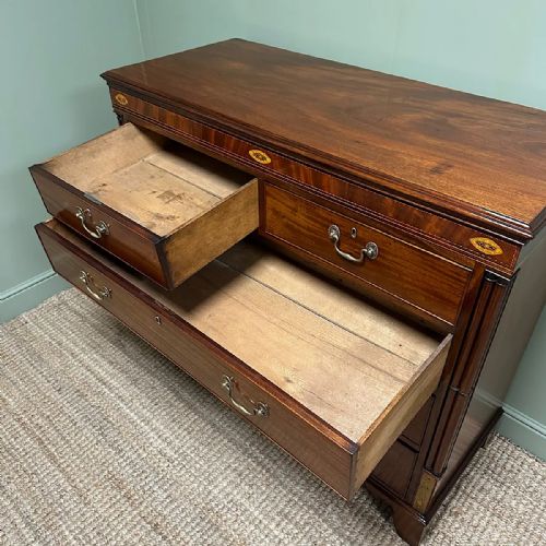 SPECTACULAR ANTIQUE GEORGIAN MAHOGANY CHEST OF DRAWERS - ADDITIONAL PHOTO 8