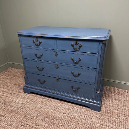 DECORATIVE GEORGE III ANTIQUE CHEST OF DRAWERS - ADDITIONAL PHOTO 7