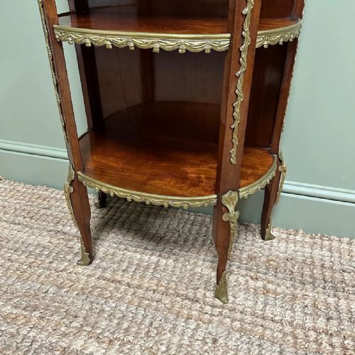 SUPERB QUALITY MAHOGANY ANTIQUE ETAGERE - ADDITIONAL PHOTO 5