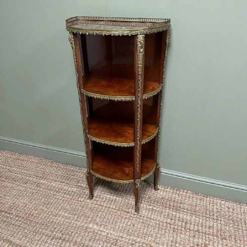 SUPERB QUALITY MAHOGANY ANTIQUE ETAGERE - ADDITIONAL PHOTO 6