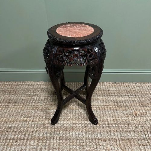 SUPERB 19TH CENTURY ANTIQUE CHINESE SIDE TABLE - ADDITIONAL PHOTO 1