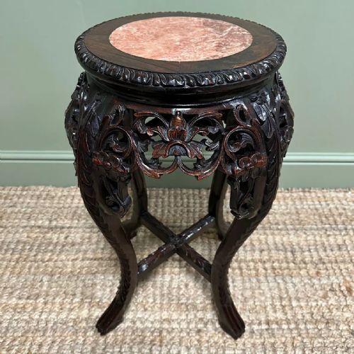 SUPERB 19TH CENTURY ANTIQUE CHINESE SIDE TABLE - ADDITIONAL PHOTO 2