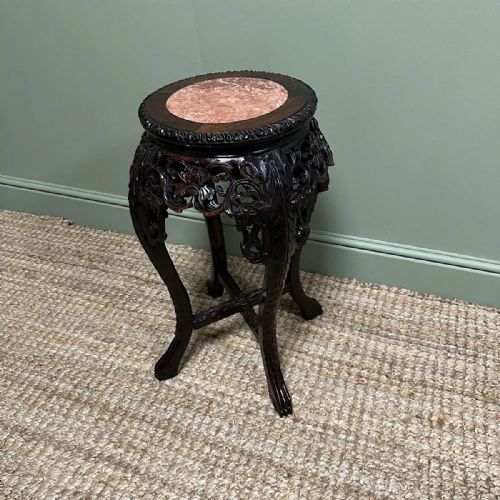 SUPERB 19TH CENTURY ANTIQUE CHINESE SIDE TABLE - ADDITIONAL PHOTO 5
