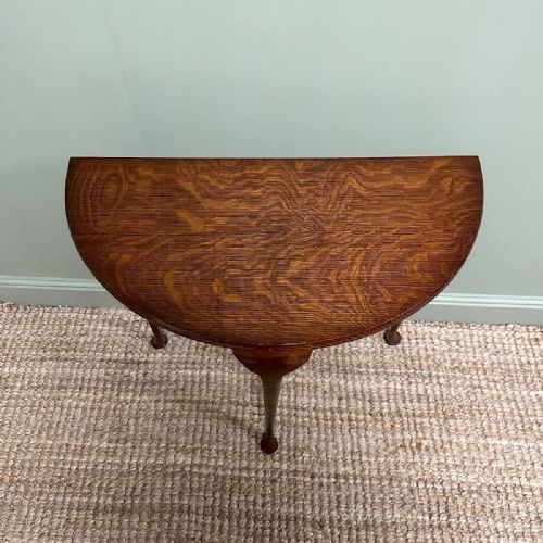 STUNNING SMALL DEMI LUNE SIDE TABLE - ADDITIONAL PHOTO 3