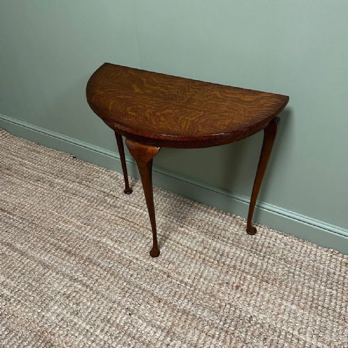 STUNNING SMALL DEMI LUNE SIDE TABLE - ADDITIONAL PHOTO 6