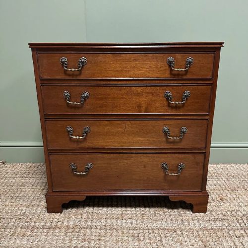 small georgian design edwardian antique chest of drawers - CATEGORY: ANTIQUE CHEST OF DRAWERS - DATED GEORGIAN