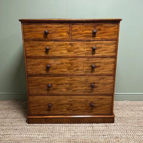 TALL ANTIQUE VICTORIAN MAHOGANY CHEST OF DRAWERS BY JMAPLE - ADDITIONAL PHOTO 1