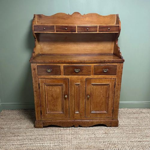 VICTORIAN ANTIQUE PINE DRESSER - ADDITIONAL PHOTO 1