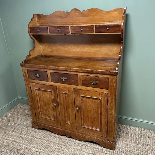 VICTORIAN ANTIQUE PINE DRESSER - ADDITIONAL PHOTO 2