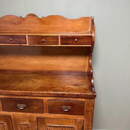 VICTORIAN ANTIQUE PINE DRESSER - ADDITIONAL PHOTO 5