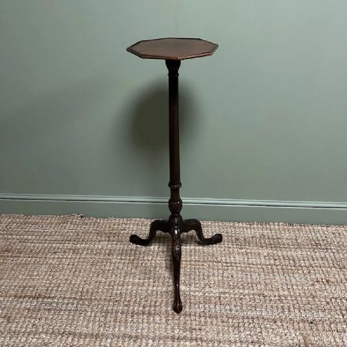 UNUSUAL VICTORIAN MAHOGANY ANTIQUE TORCHERE - ADDITIONAL PHOTO 1