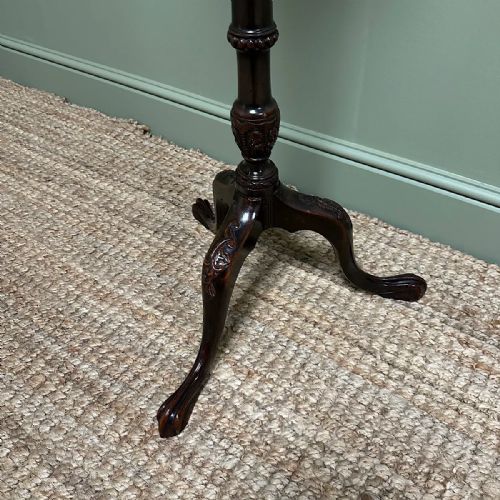 UNUSUAL VICTORIAN MAHOGANY ANTIQUE TORCHERE - ADDITIONAL PHOTO 6