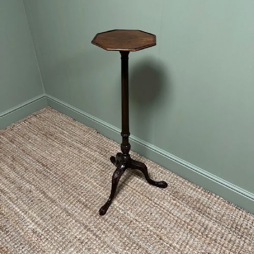 UNUSUAL VICTORIAN MAHOGANY ANTIQUE TORCHERE - ADDITIONAL PHOTO 7