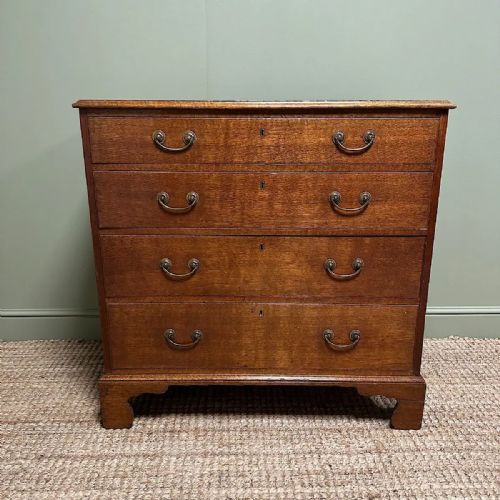 stunning late 18th century oak chest of drawers - CATEGORY: ANTIQUE CHEST OF DRAWERS - DATED 18TH CENTURY