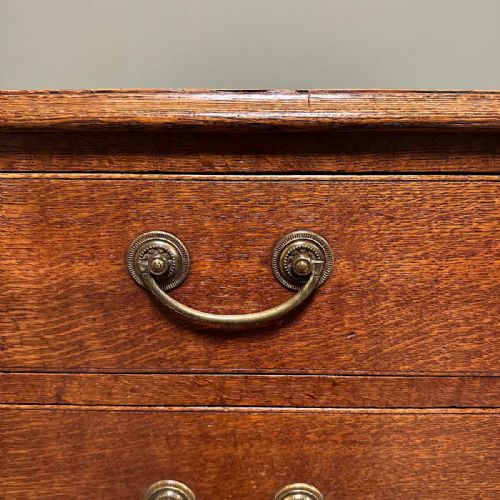 STUNNING LATE 18TH CENTURY OAK CHEST OF DRAWERS - ADDITIONAL PHOTO 5
