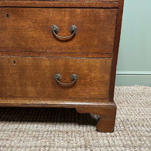 STUNNING LATE 18TH CENTURY OAK CHEST OF DRAWERS - ADDITIONAL PHOTO 7