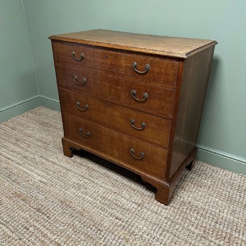 STUNNING LATE 18TH CENTURY OAK CHEST OF DRAWERS - ADDITIONAL PHOTO 8