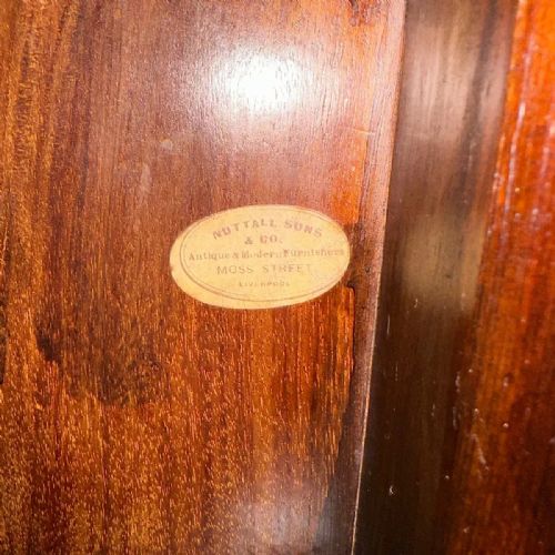 STUNNING EDWARDIAN ANTIQUE GLAZED CORNER DISPLAY CABINET - ADDITIONAL PHOTO 2