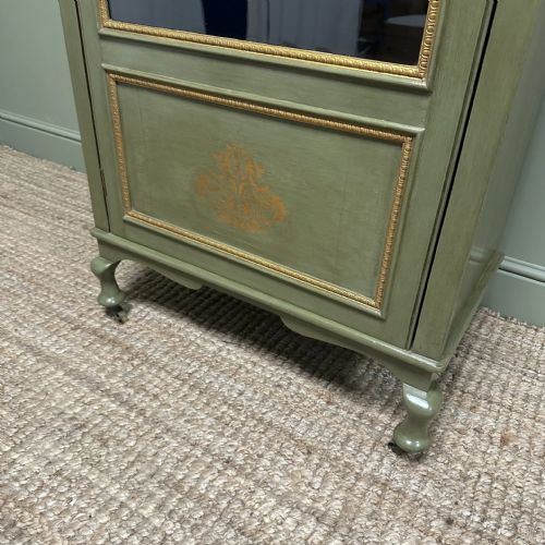 ELEGANT EDWARDIAN ANTIQUE PAINTED CABINET - ADDITIONAL PHOTO 3