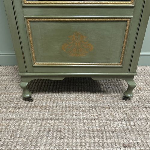 ELEGANT EDWARDIAN ANTIQUE PAINTED CABINET - ADDITIONAL PHOTO 8