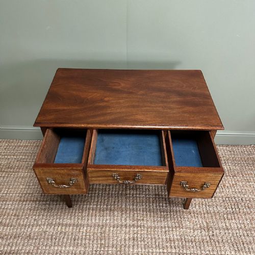 COUNTRY HOUSE GEORGIAN MAHOGANY ANTIQUE LOW BOY SIDE TABLE - ADDITIONAL PHOTO 2