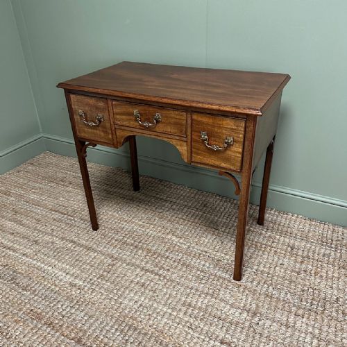 COUNTRY HOUSE GEORGIAN MAHOGANY ANTIQUE LOW BOY SIDE TABLE - ADDITIONAL PHOTO 5