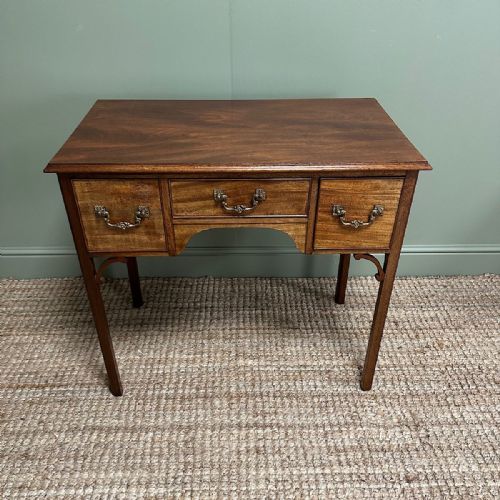 COUNTRY HOUSE GEORGIAN MAHOGANY ANTIQUE LOW BOY SIDE TABLE - ADDITIONAL PHOTO 7